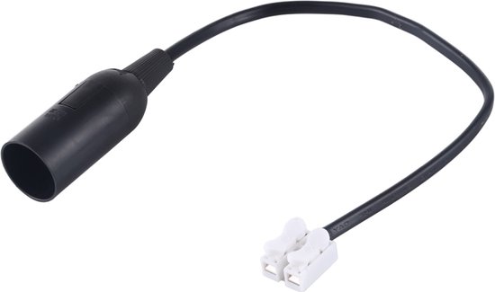 Lot De 3 Douilles Filetées E14 Pour Ampoule - Noir, 23x70mm, Filetage M10 - Marque Uxcell - Neuf