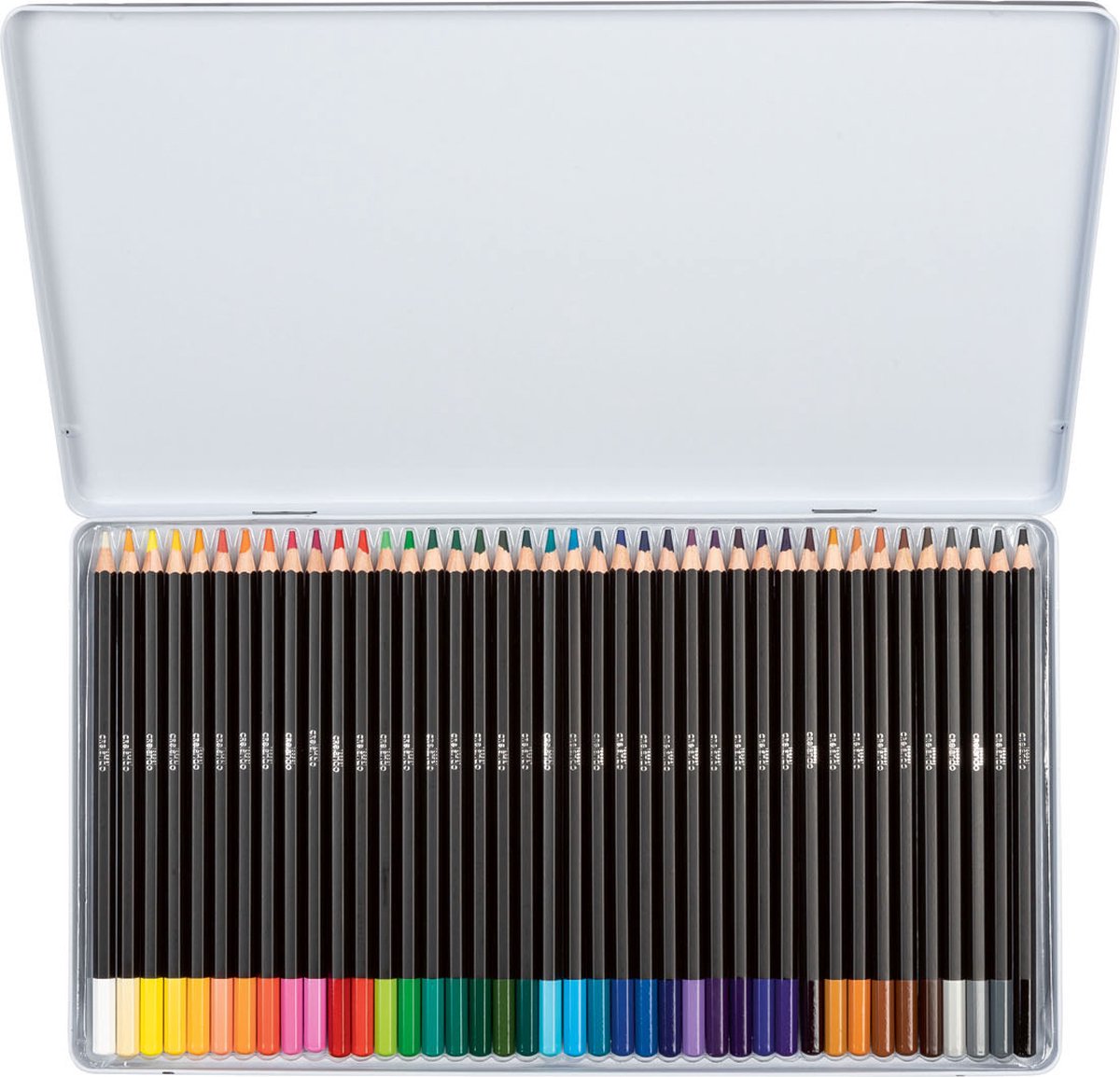Crayons de couleur Crelando - Convient pour : papier, karton, bois - Lot de  40 - Tons... | bol