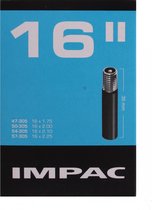 Impac Binnenband 16x1.75/2.35 - Schrader ventiel 35mm - Duurzaam rubber - ETRTO 47/57-305