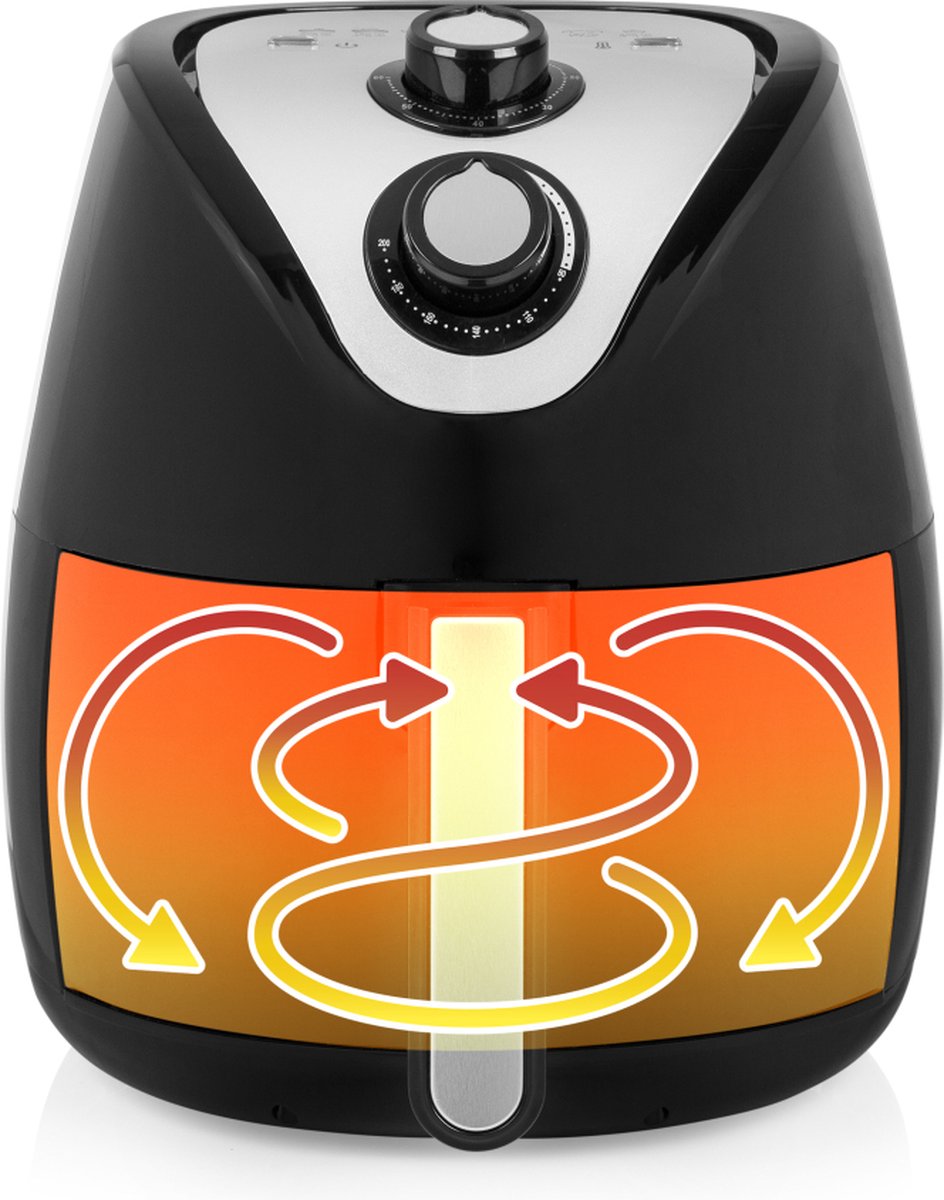 Afbeelding 3 van Tristar FR-6994 - Airfryer XL - 4,5L - Geschikt voor 6 poties - Zwart
