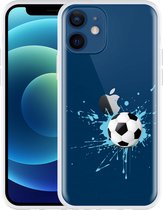 Geschikt voor Apple iPhone 12 Hoesje Soccer Ball - Designed by Cazy