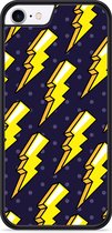 iPhone 8 Hardcase hoesje Pop Art Lightning - Designed by Cazy