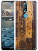 Nokia 2.4 Hoesje Special Wood - Designed by Cazy
