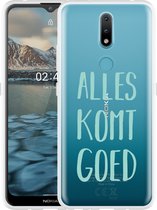 Nokia 2.4 Hoesje Alles Komt Goed - Designed by Cazy