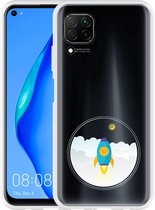 Huawei P40 Lite Hoesje To the Moon Designed by Cazy