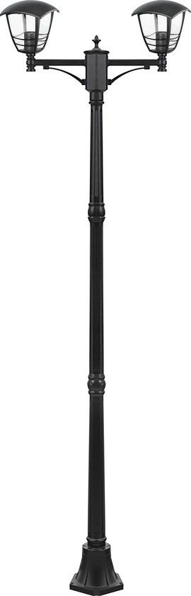 Nar 6 - Staande lamp Buiten - E27 - 210 cm - Zwart