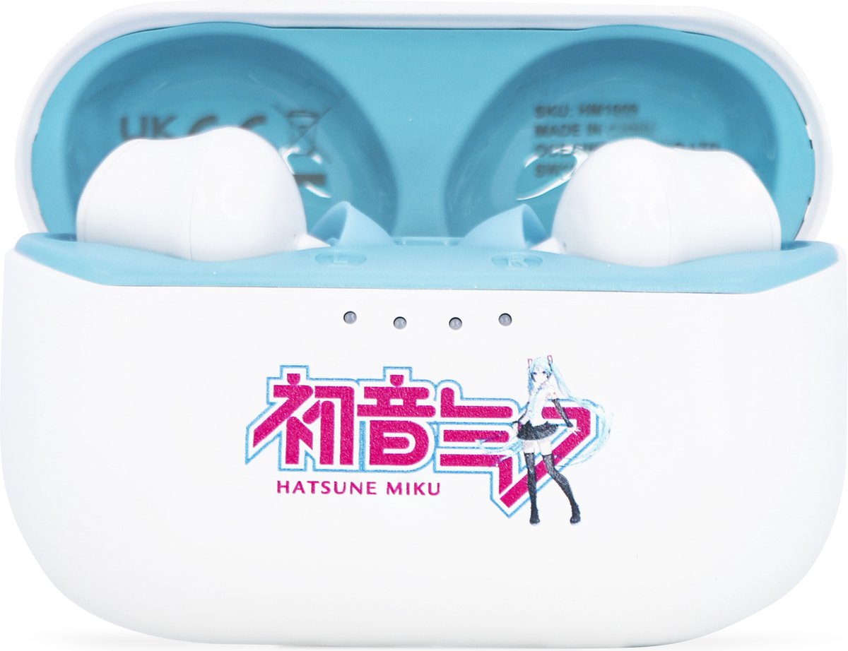 Hatsune Miku - TWS earpods - oplaadcase - touch control - extra eartips