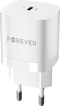 Forever TC-05 - Chargeur GaN PD QC 1x USB-C 33W blanc