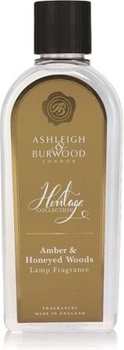 2x Ashleigh and Burwood Heritage, Amber & Honeyed Woods 500ml Lampe Oil