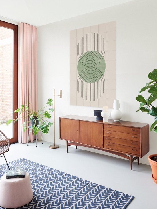 IXXI Perfect Point Green - Décoration murale - Abstrait - 80 x 60 cm