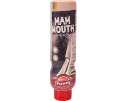 Pauwels Mammouth saus tube - romige getomateerde saus met currymadras - 1L