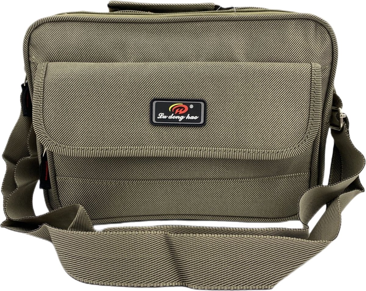 Massi Miliano Schoudertas/Reistas Heren Polyester Grijsgroen - (LD-6608-39-25) -