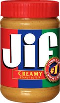 Jif Creamy Peanut Butter USA - 1 pot van 454g