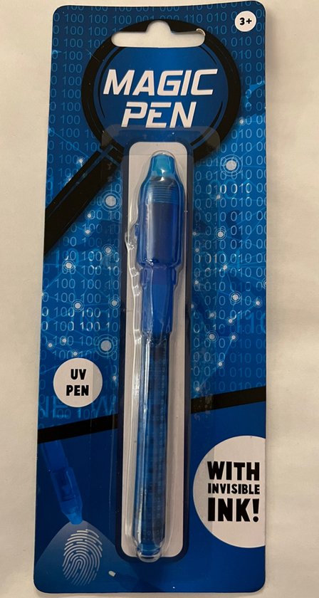 Magische pen met onzichtbare inkt en UV-lamp - Snufje Geluk