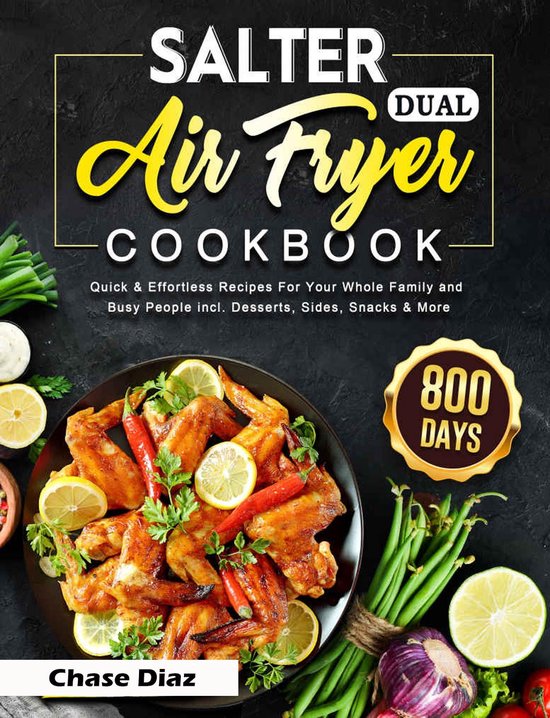 Salter Dual Air Fryer Cookbook (ebook), Chase Diaz 9798215790502