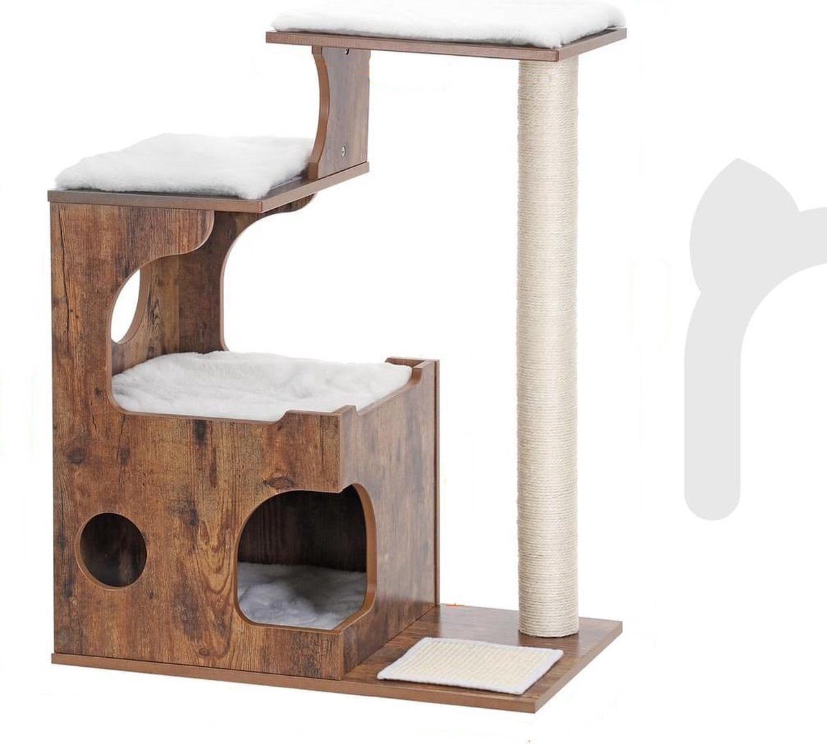 Rockerz Home - Krabpaal voor Katten - Luxe en ideaal voor in huis