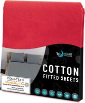 hoeslaken voor kinderbedjes - 100% katoen - fitted sheet for cots 70 x 160 x 12 cm