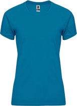 Maanlicht Blauw dames sportshirt korte mouwen Bahrain merk Roly maat XL