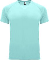 T-shirt sport unisexe vert menthe manches courtes marque Bahreïn Roly taille XL