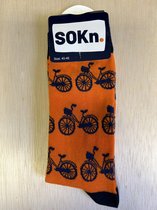 SOKn. Trendy sokken *FIETSEN* maat 40-46 (ook leuk om kado te geven !)