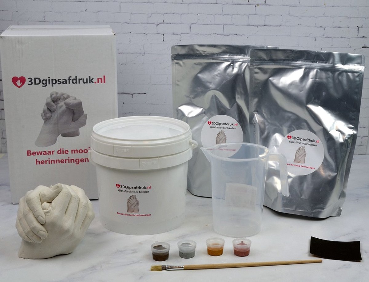 Bodycasting Doe Het Zelf Set - 500 gram Casting Mix - Maak Zelf Handen van Gips