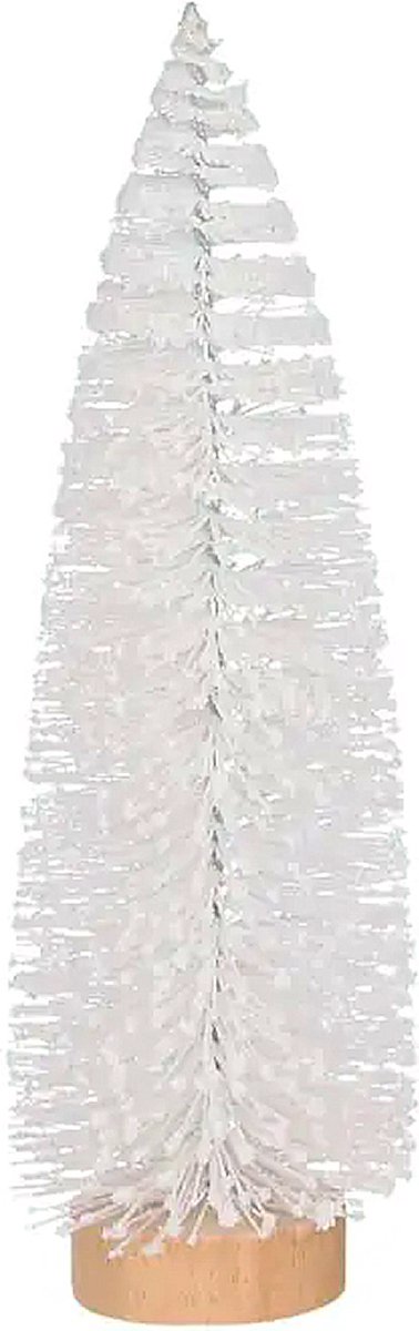 Witte Glitter Kerstboom 25 cm - House of Seasons
