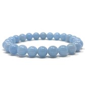 Bixorp Gems Bracelets de perles Gemstones Bracelet - Bracelet en perles de pierres précieuses polies - Cadeau pour la Saint-Valentin - Cadeau pour Cheveux