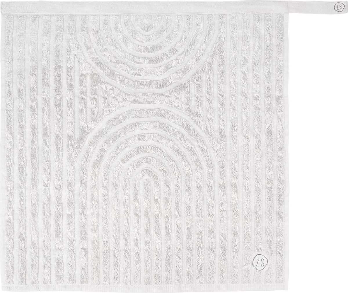 Zusss - Handdoek bogen - Zand - 50x50cm