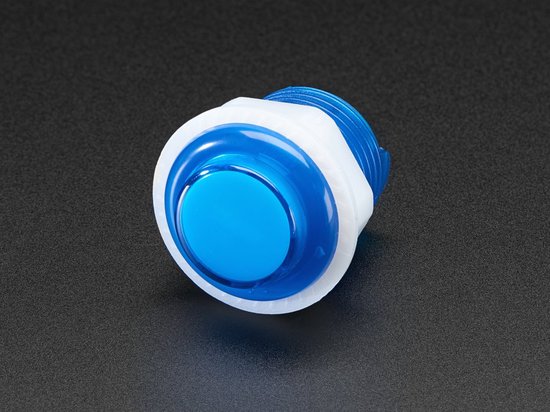Mini LED Arcade Button - 24mm Translucent Blue Adafruit 3432 | bol