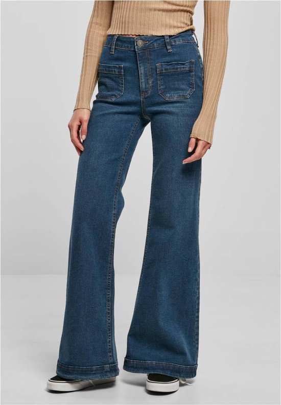 Urban Classics Flared jeans -Taille, 28 inch- Vintage Denim Donkerblauw |  bol.com