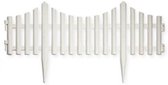 Forte Plastics Bordure / clôture flexible - 60 cm - blanc - plastique