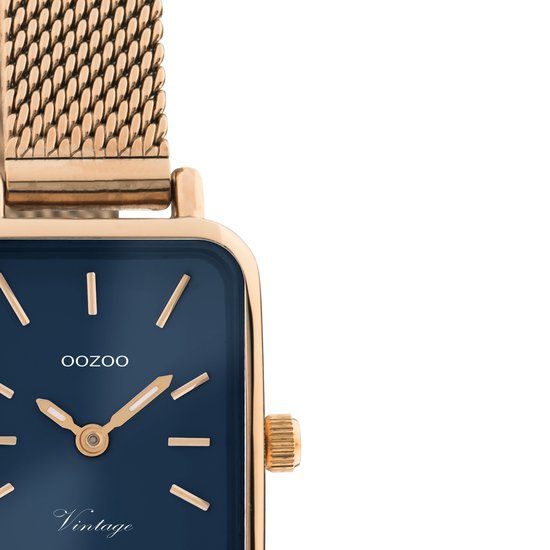 OOZOO Vintage Classics - rosé goudkleurige OOZOO horloge met rosé  goudkleurige metalen... | bol.com
