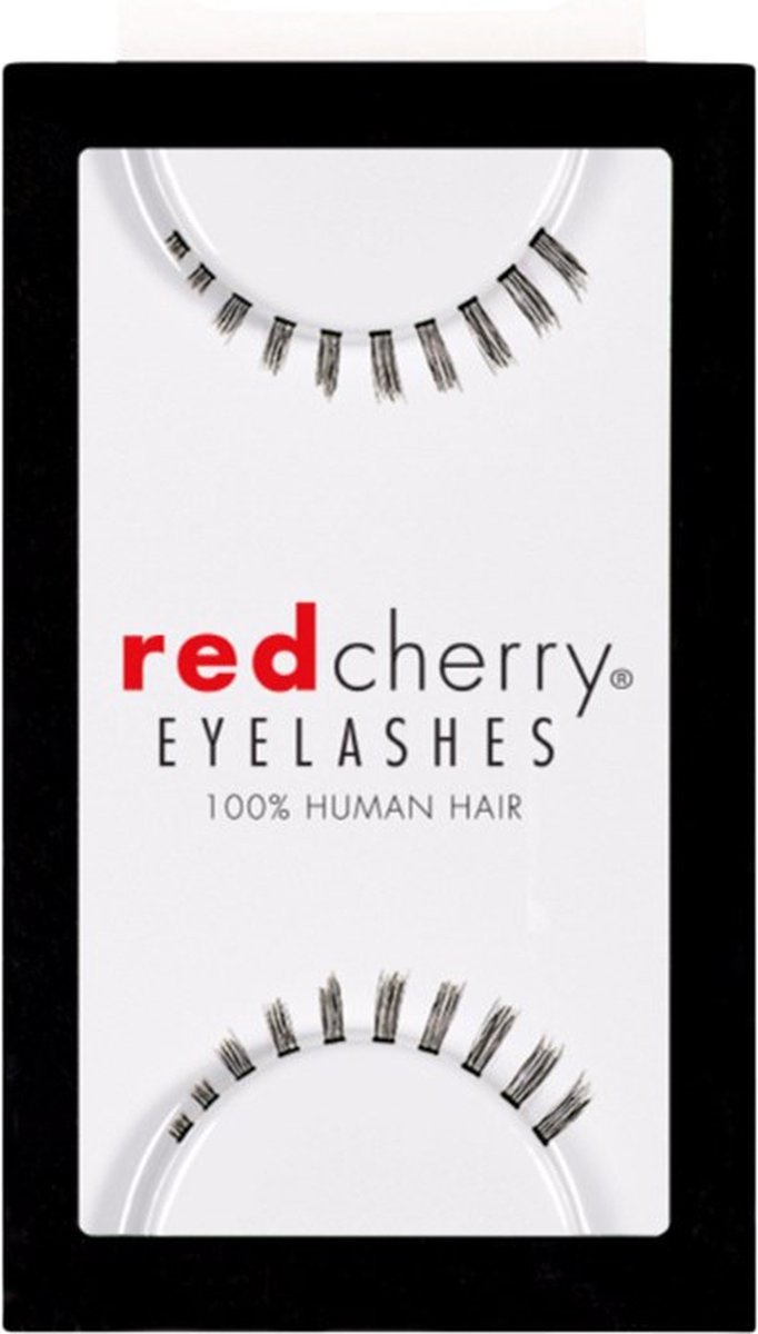 Red Cherry Eyelashes - Nepwimpers - Menselijk Haar - Audrey