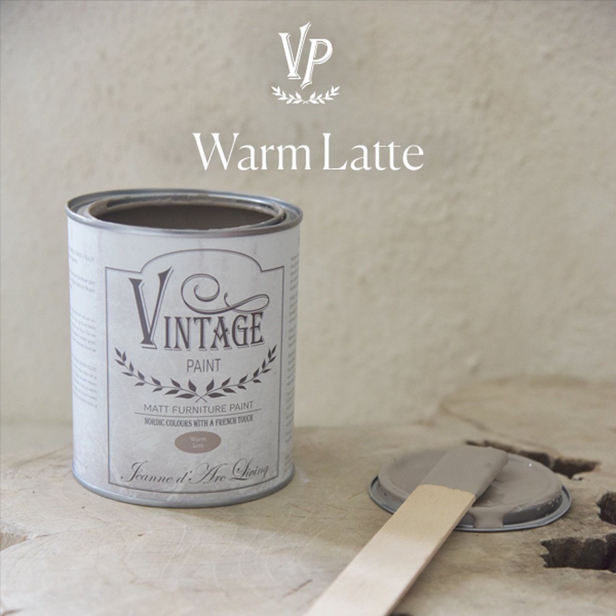 Krijtverf - Vintage Paint - Jeanne d'Arc Living - 'Warm Latte' - 700 ml