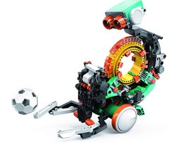 foto van Construct & Create 5 in 1 Mechanical Frances Coding Robot - Experimenteerset - DIY Bouwpakket - Programmeren - STEM Speelgoed - 74095