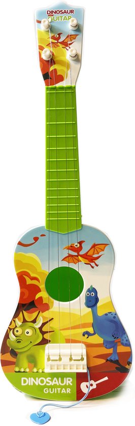 Guitar G Dinosaurus - Guitare Jouets - guitare pour enfants - avec 4 cordes  