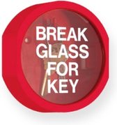 STI 6720 - kleine sleutelkast met plexiglas - klein model - veiligheid - sleutelkluisje - break glass for key - breek glas voor sleutel