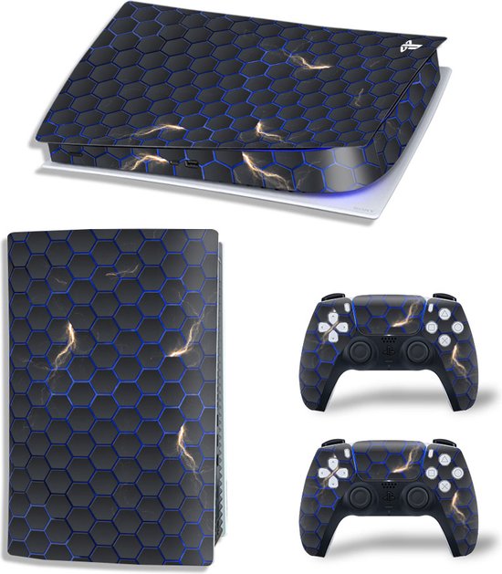 Skins de console Sony PS5 Digital Edition - Hex Lightning (Remarque, ne  convient que... | bol