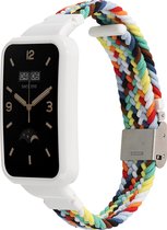 kwmobile nylon bandje voor smartwatch - geschikt voor Xiaomi Mi Band 7 Pro - 14 - 22 cm - Polsbandje in meerkleurig