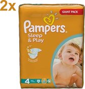 Pampers Baby Luiers - Sleep & Play - Maat 4 - 172 Stuks