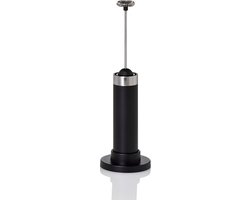 AdHoc Rapid Melkopschuimer Zwart RVS / incl. batterij