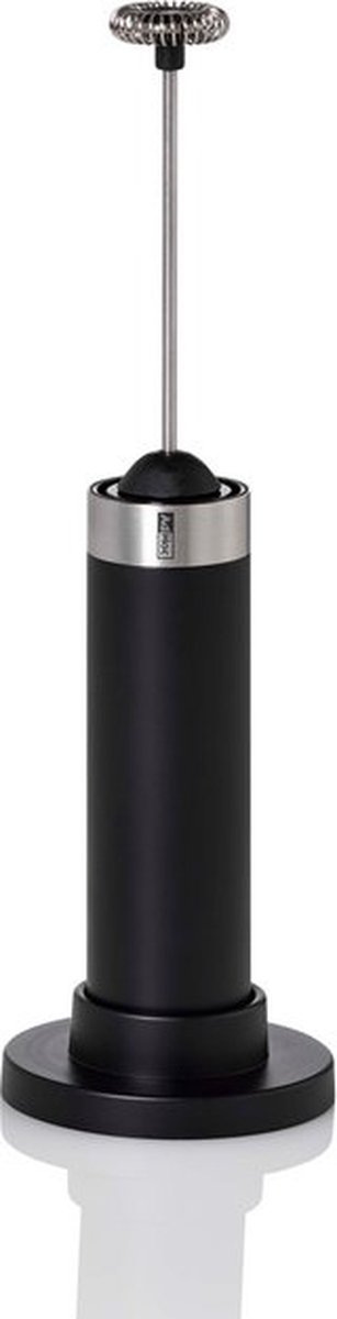 AdHoc Rapid Melkopschuimer Zwart RVS / incl. batterij