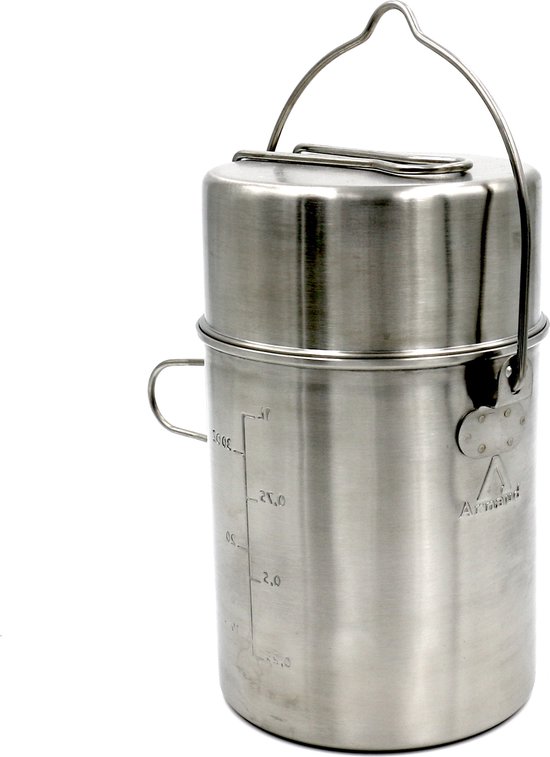 By Arnaud - Kombuis - Rocket stove & Kookset - hout vuur - kampeer kookset - bushcraft stove