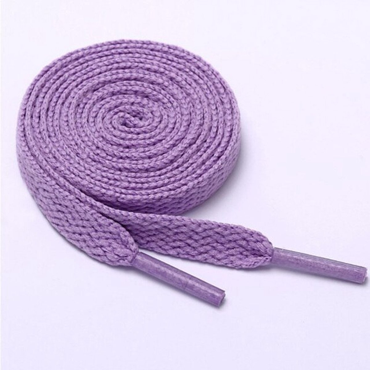 *** 2 Paar Platte Veters Lila 120cm - 6mm - van Heble® ***