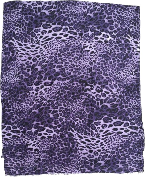 fashionchimp ® Colsjaal voor dames met veerpatroon in batikstijl, crash and crinkle, zijde, sjaal, oranje-pastel, Eén Maat