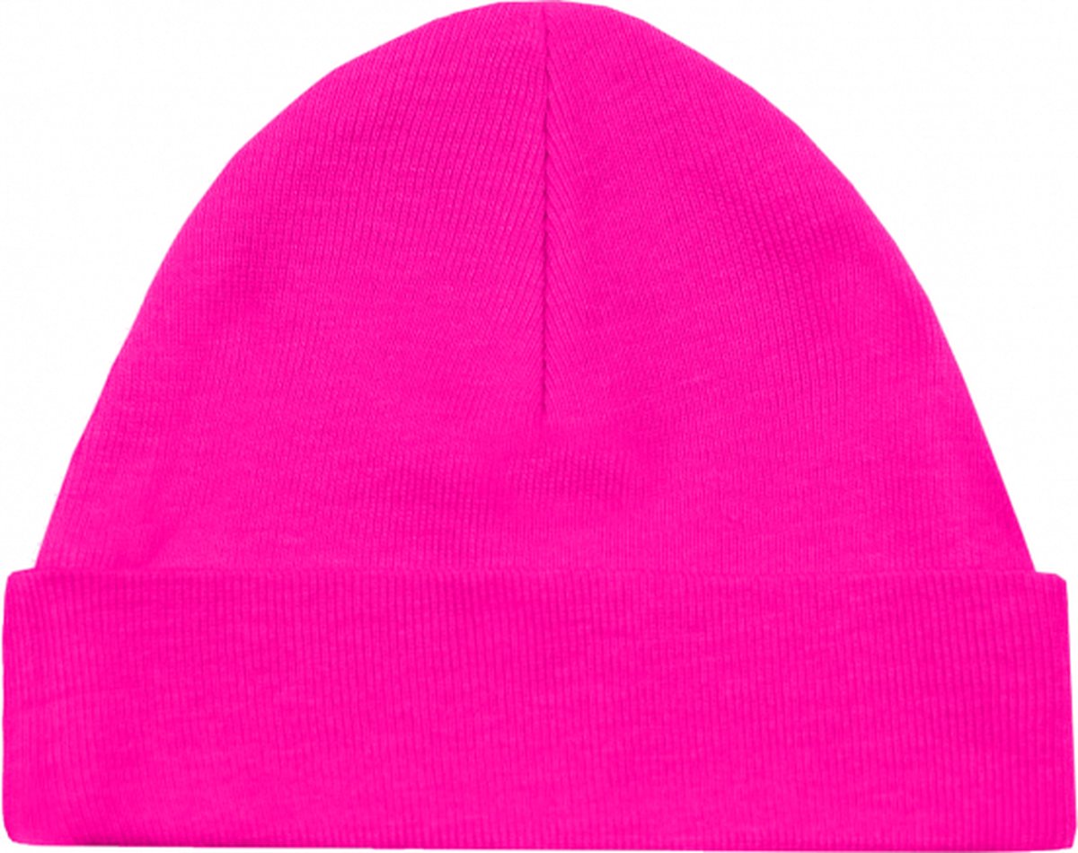 Babymutsje fuchsia / funnies / baby mutsje