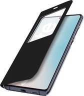 Geschikt voor Samsung Galaxy S10 Lite Case Window Time Display Video-ondersteuning zwart