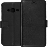 Cover Geschikt voor Samsung Galaxy J3 Flip Wallet Stand Video zwarte