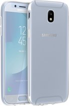 Geschikt voor Samsung Galaxy J5 2017 Back Cover + Gehard Glas - Transparant