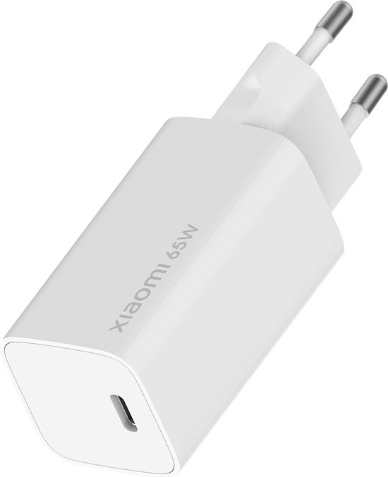 ᐅ • Xiaomi Mi 65W Fast Charger with GaN Tech - Wit | Eenvoudig bij